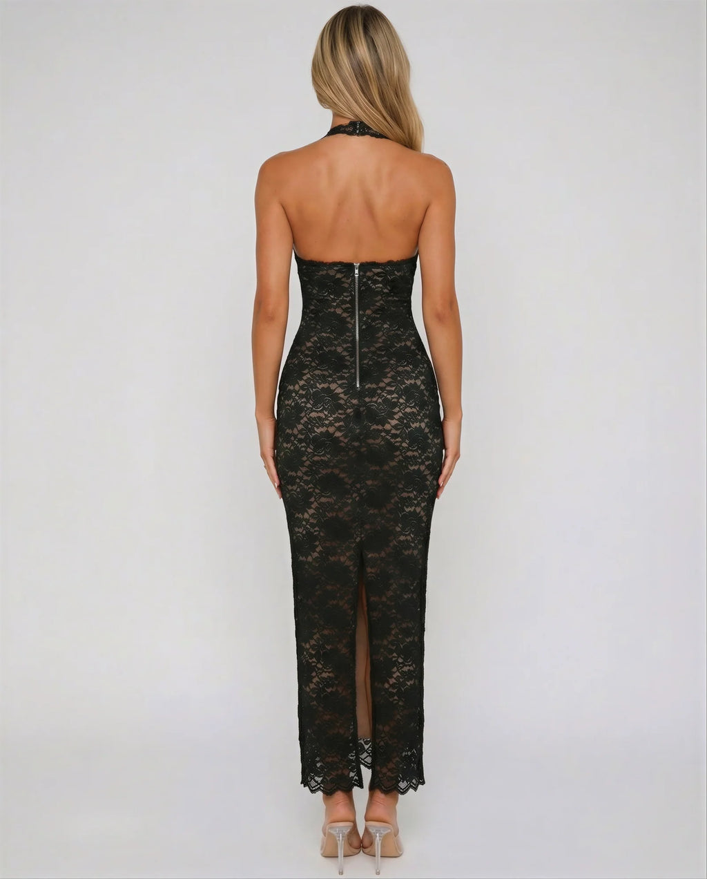 Amoura Lace Maxi Dress