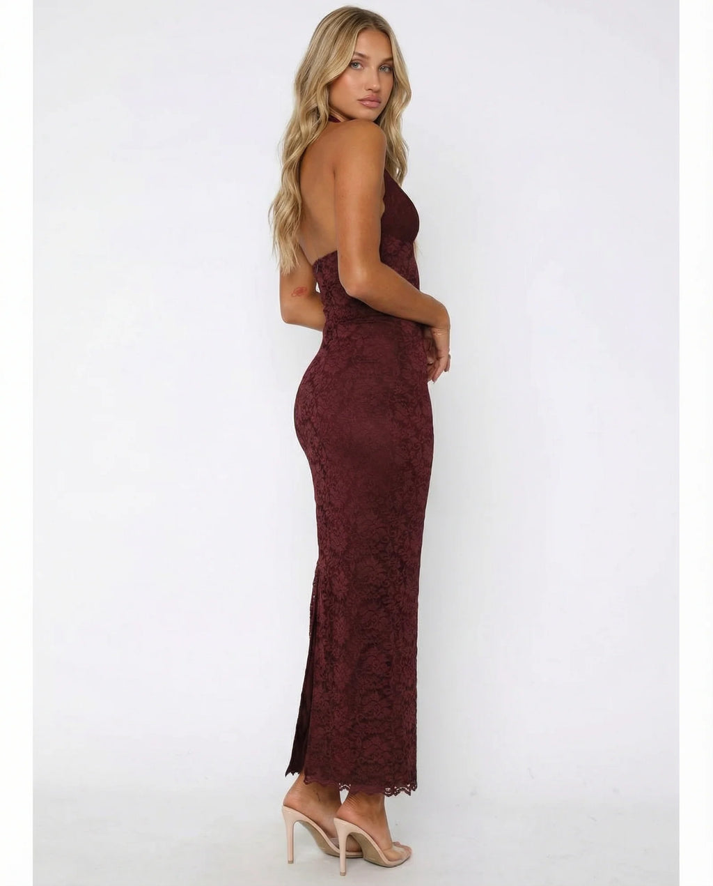 Amoura Lace Maxi Dress