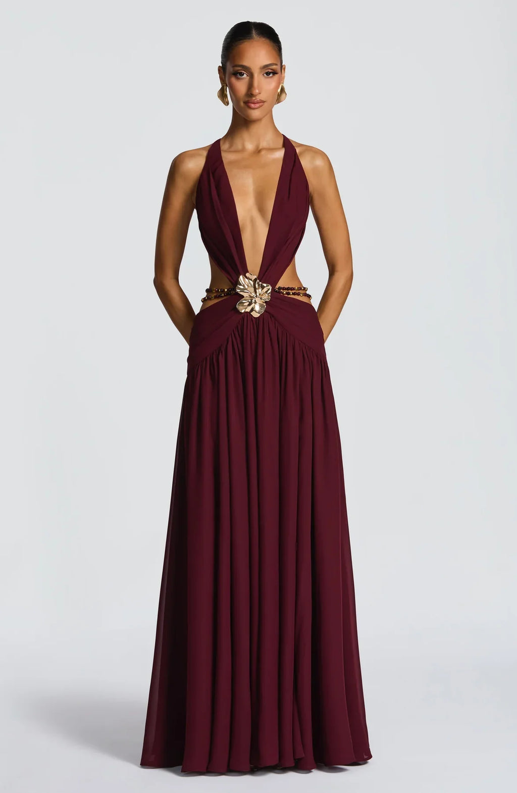 Isabella Orchid Maxi Dress