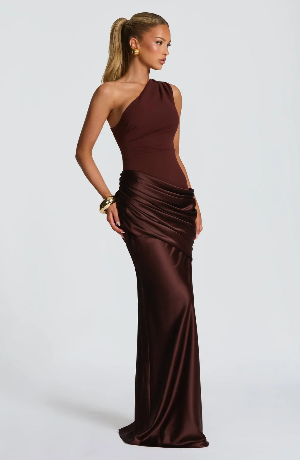 Serena Satin Maxi Dress