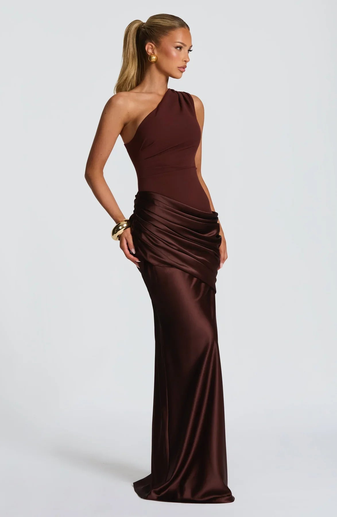 Serena Satin Maxi Dress