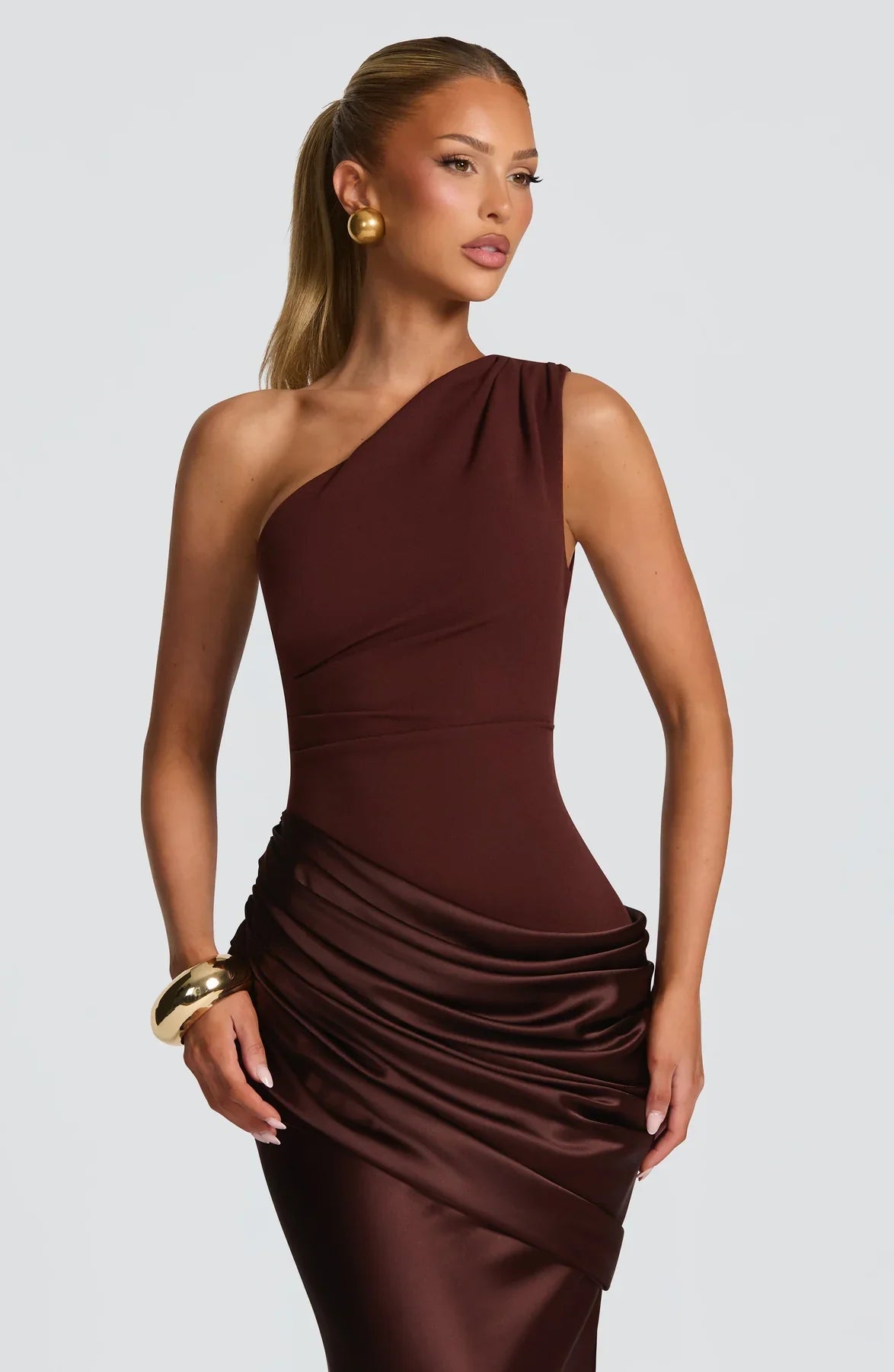 Serena Satin Maxi Dress