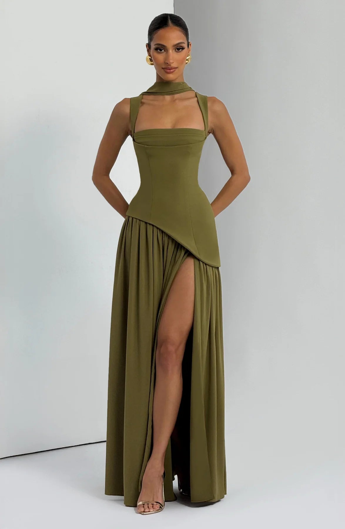 Olivia Corset Maxi Dress