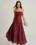 Jacquard Slip Maxi Dress